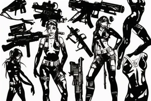 quiet from metal gear solid tattoo idea
