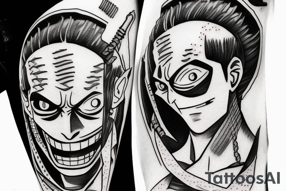 zoro from one piece tattoo idea