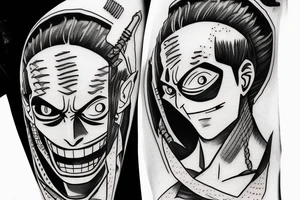 zoro from one piece tattoo idea