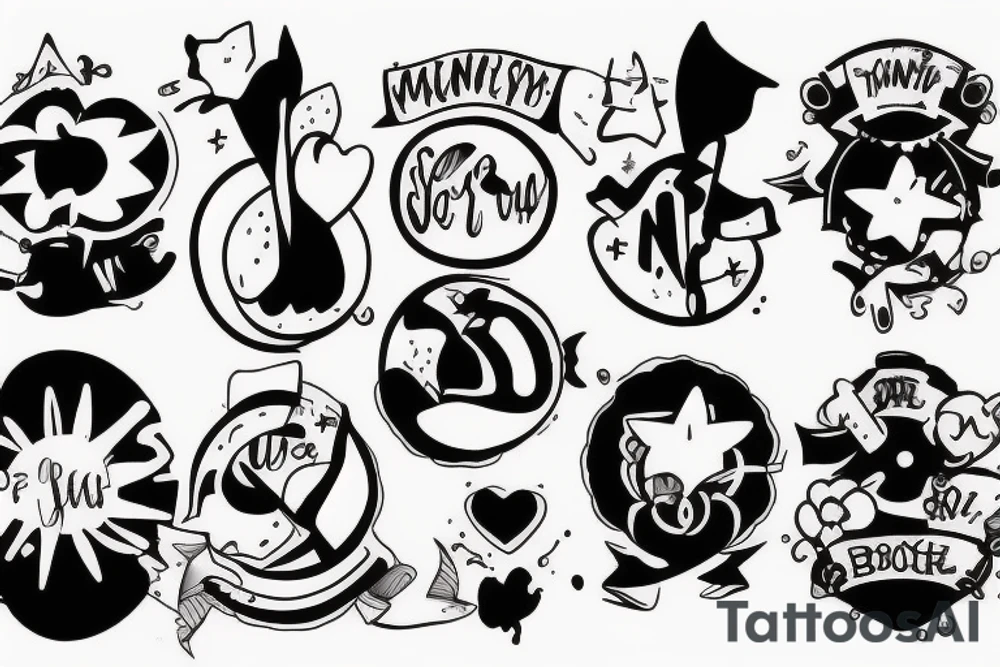 Best friend matching tatoo tattoo idea