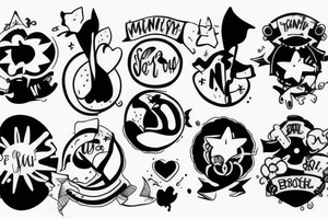 Best friend matching tatoo tattoo idea