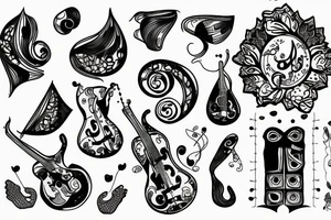 Lonely tunes seksuality tattoo idea