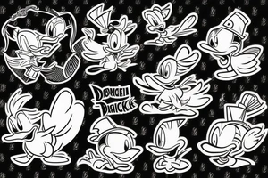 Donald duck and lola tattoo idea