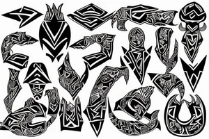 mandale cyber sigilism tattoo idea