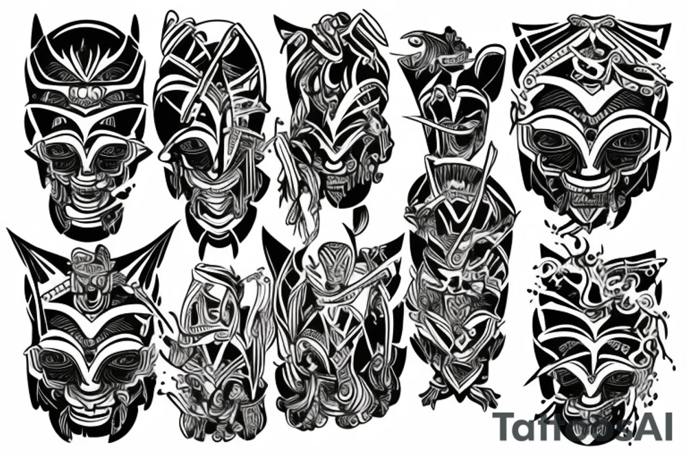 mandale cyber sigilism tattoo idea