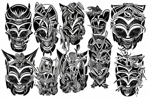 mandale cyber sigilism tattoo idea