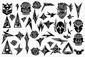mandale cyber sigilism tattoo idea