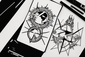 mandale cyber sigilism tattoo idea