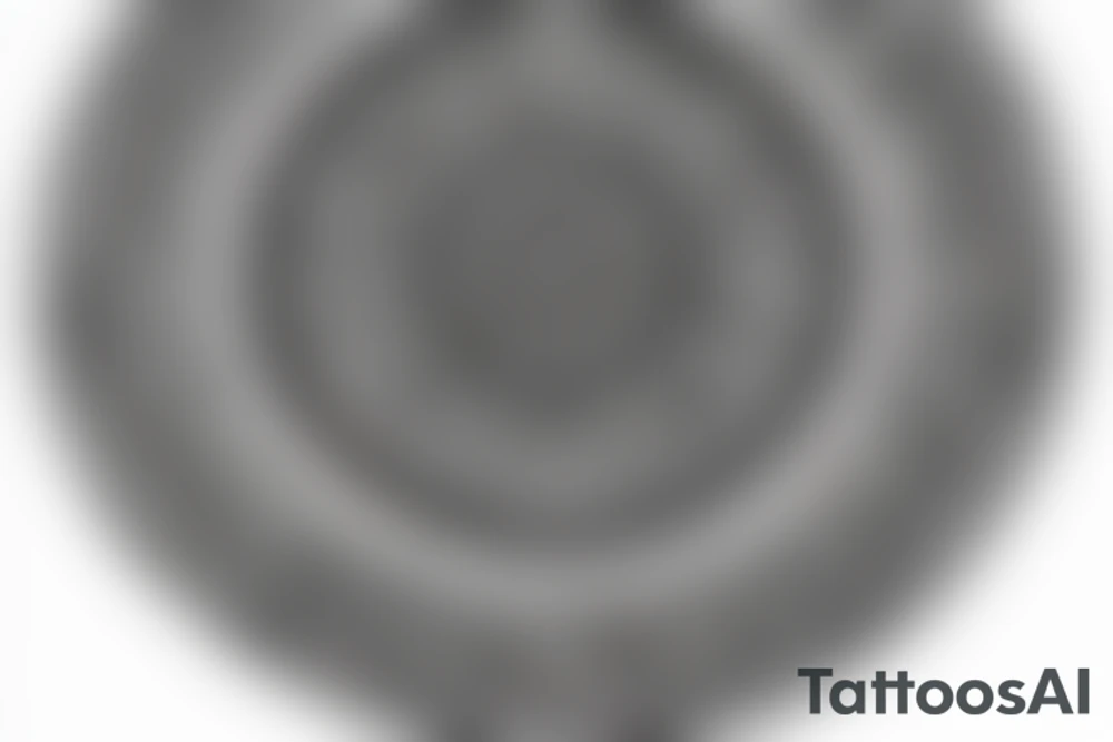 mandala cyber sigilism tattoo idea