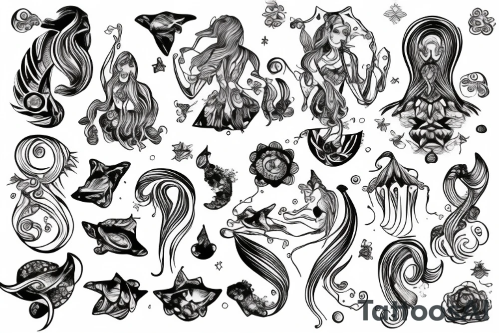 Aquarius tattoo idea