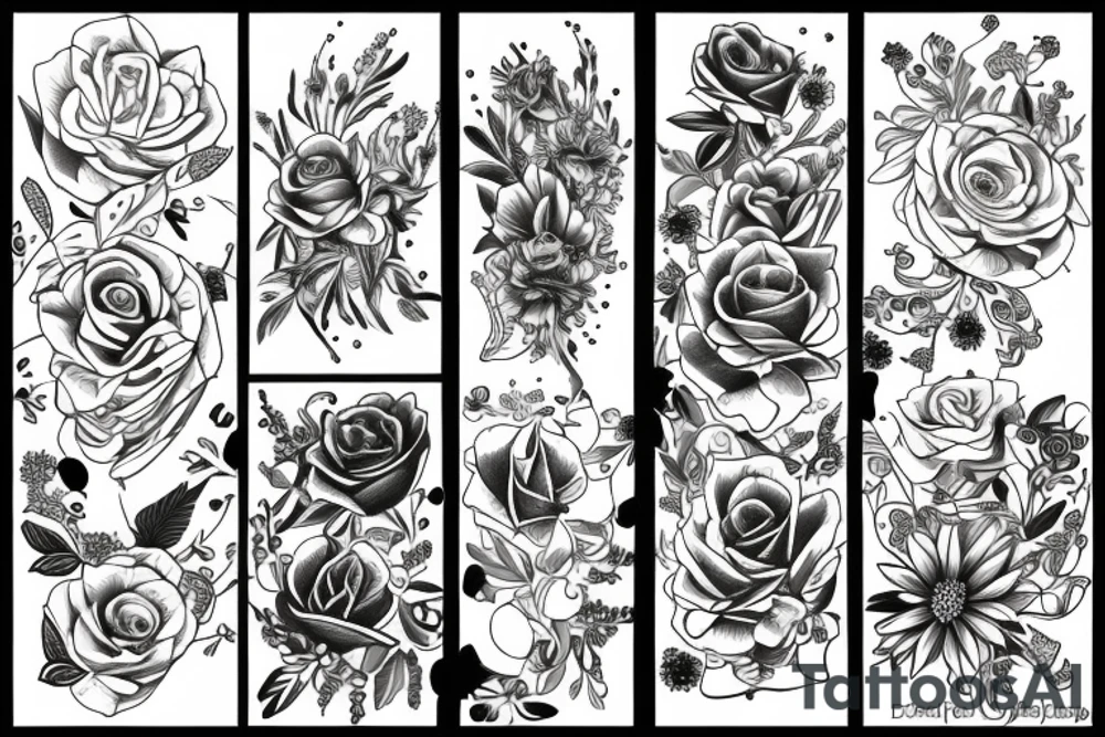 Flowers tattoo idea