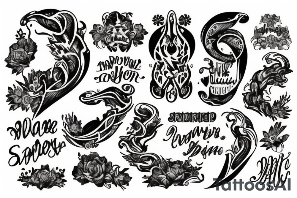 Name Dawid tattoo idea