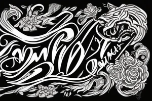 Name Dawid tattoo idea