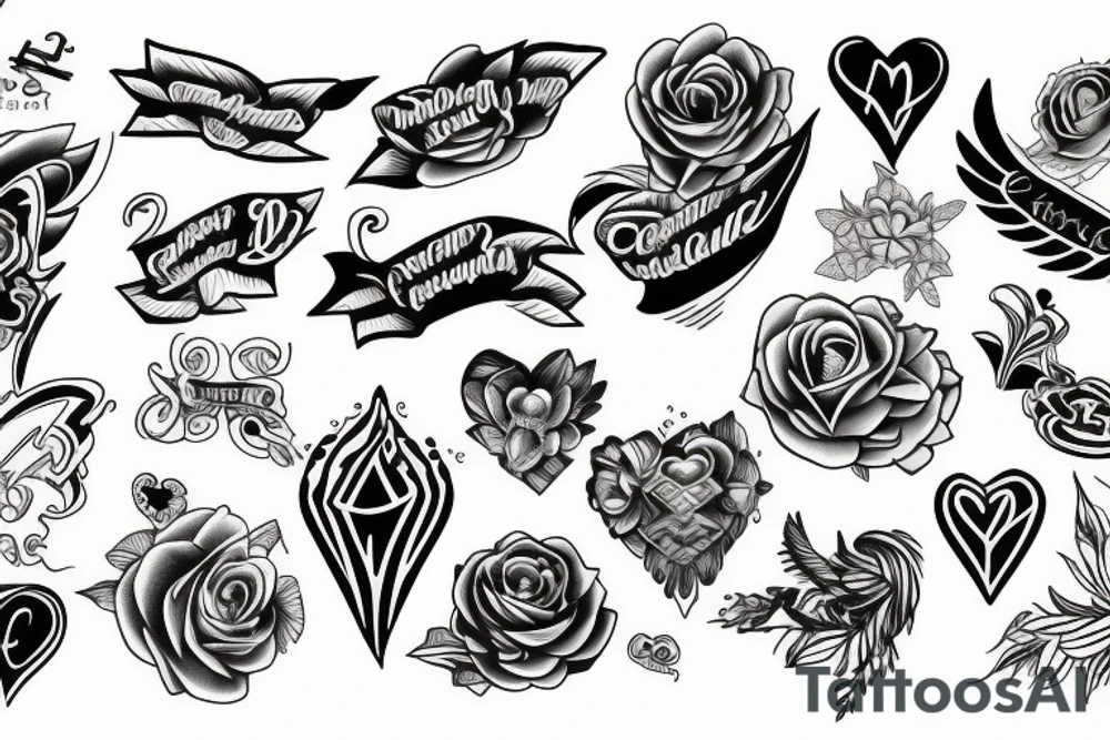 Amor angel tattoo idea