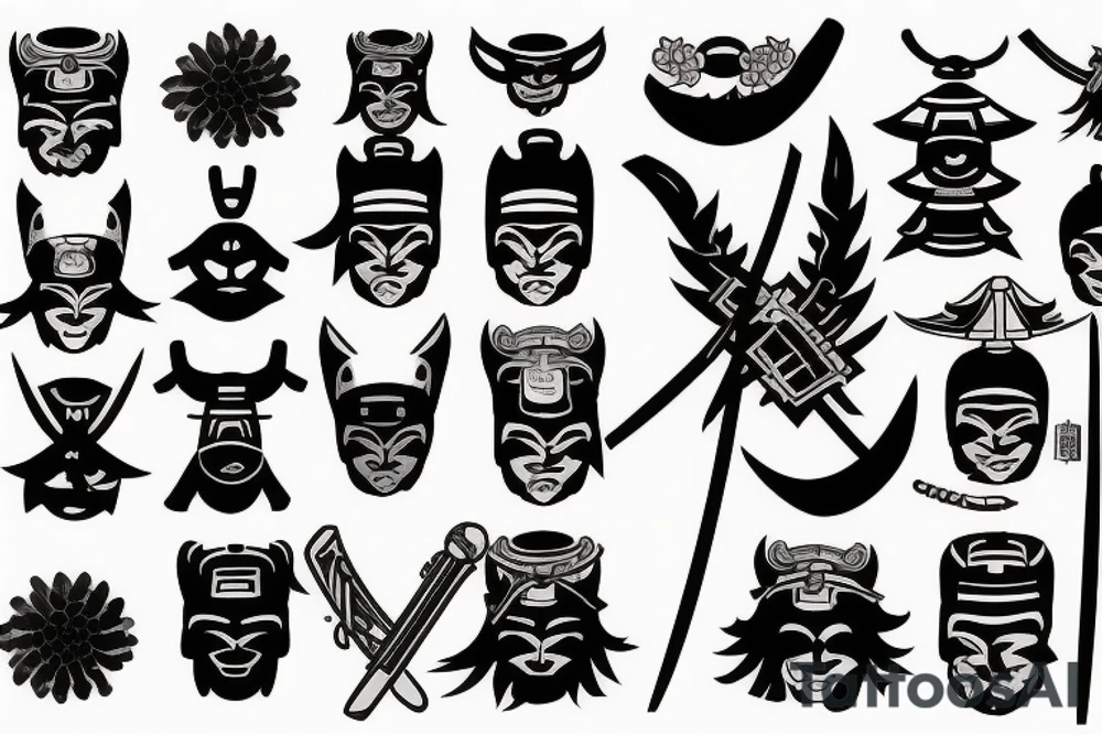 samurai tattoo idea