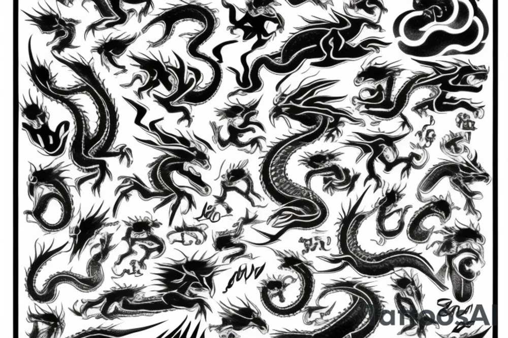 Dragon tattoo idea