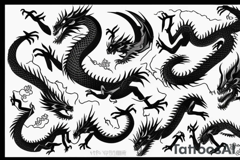 Dragon tattoo idea