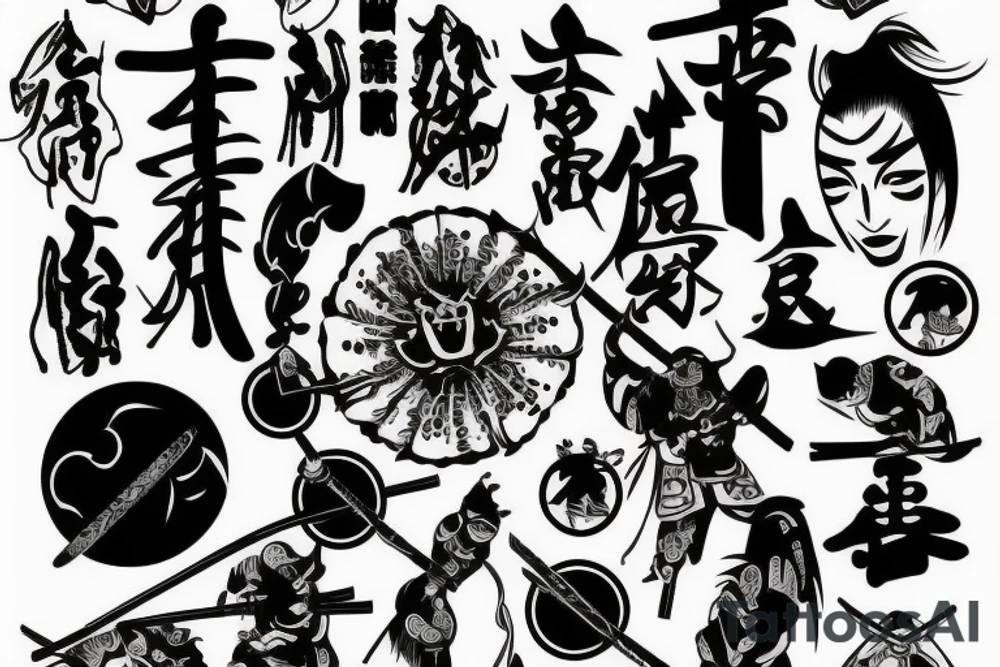 samurai tattoo idea