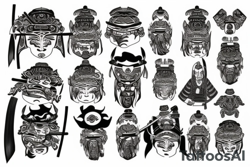 samurai tattoo idea