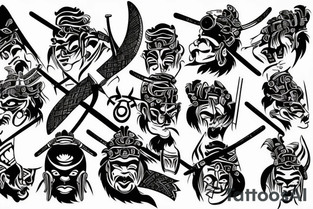 samurai tattoo idea