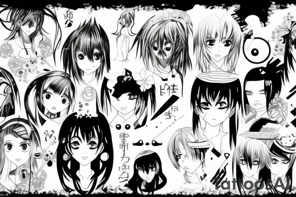 Anime tattoo idea