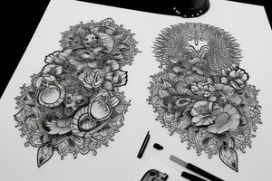 Sztylet z mrówkami tattoo idea