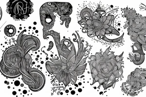 Sztylet z mrówkami tattoo idea