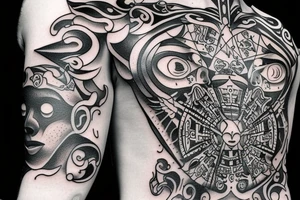 Slavic demon aura tattoo idea