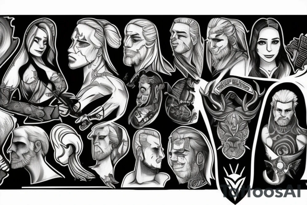 Witcher tattoo idea
