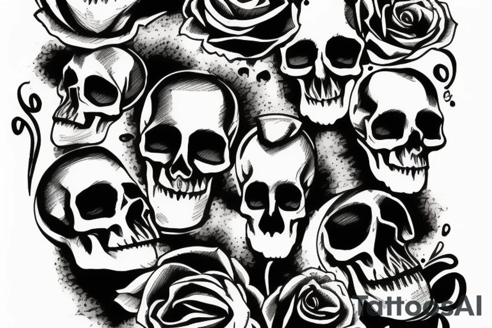 skull tattoo idea