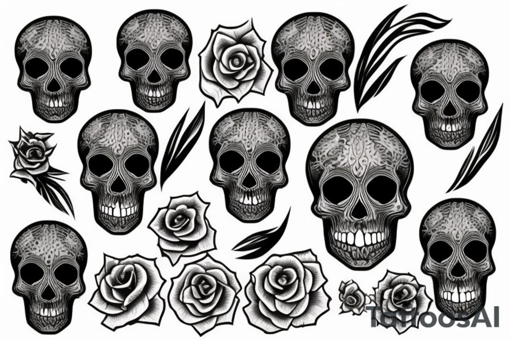 skull tattoo idea