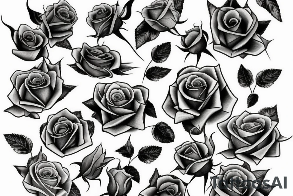 roses tattoo idea