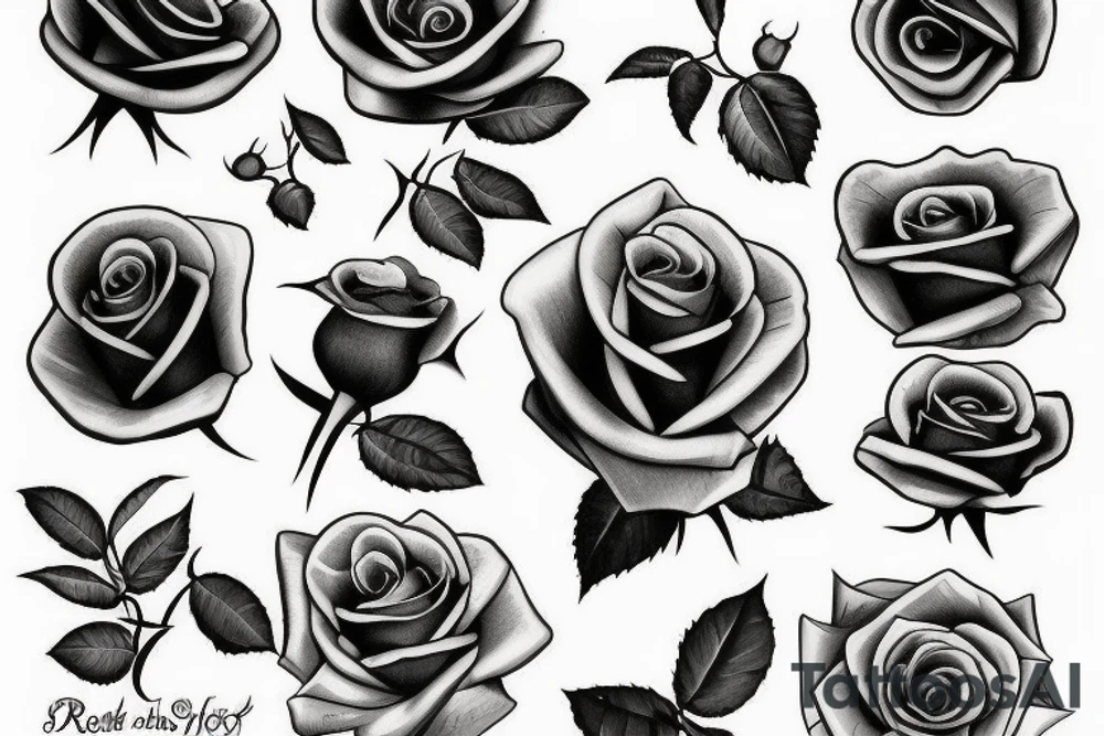 roses tattoo idea