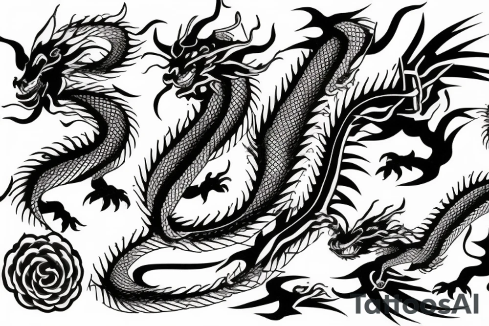 Dragon tattoo idea