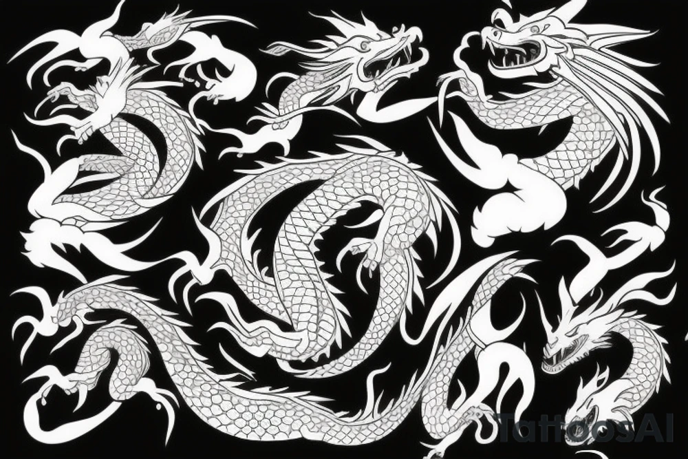 Dragon tattoo idea
