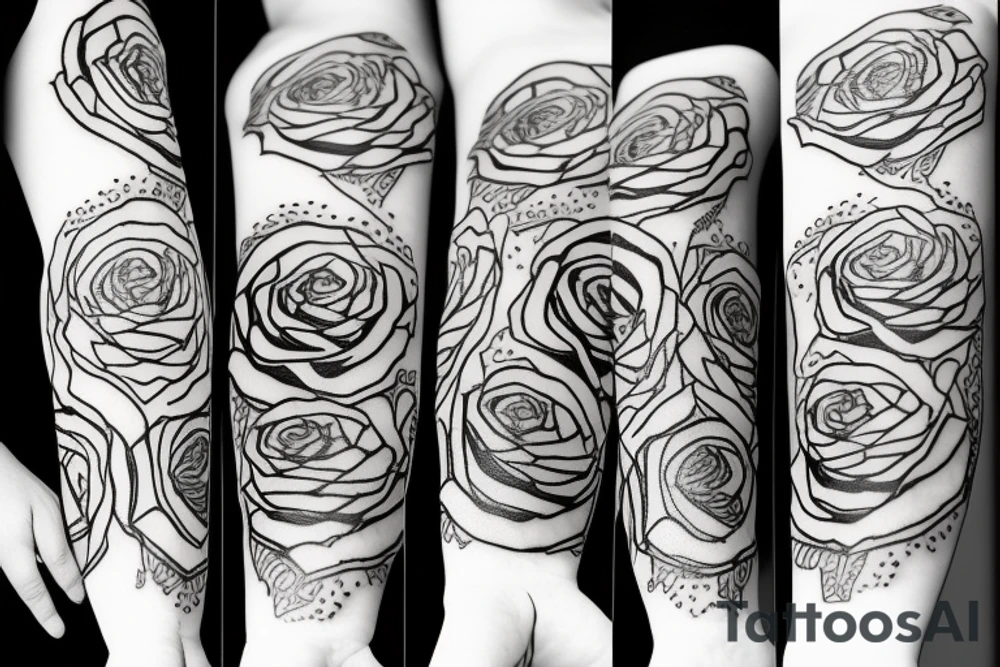 Rose tattoo idea