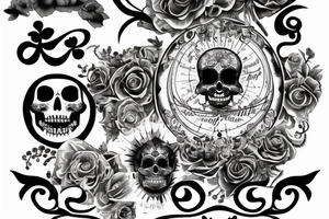 Momento Mori Momento Vivere tattoo idea