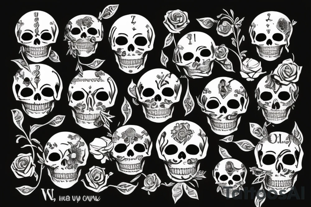 Momento Mori Momento Vivere tattoo idea