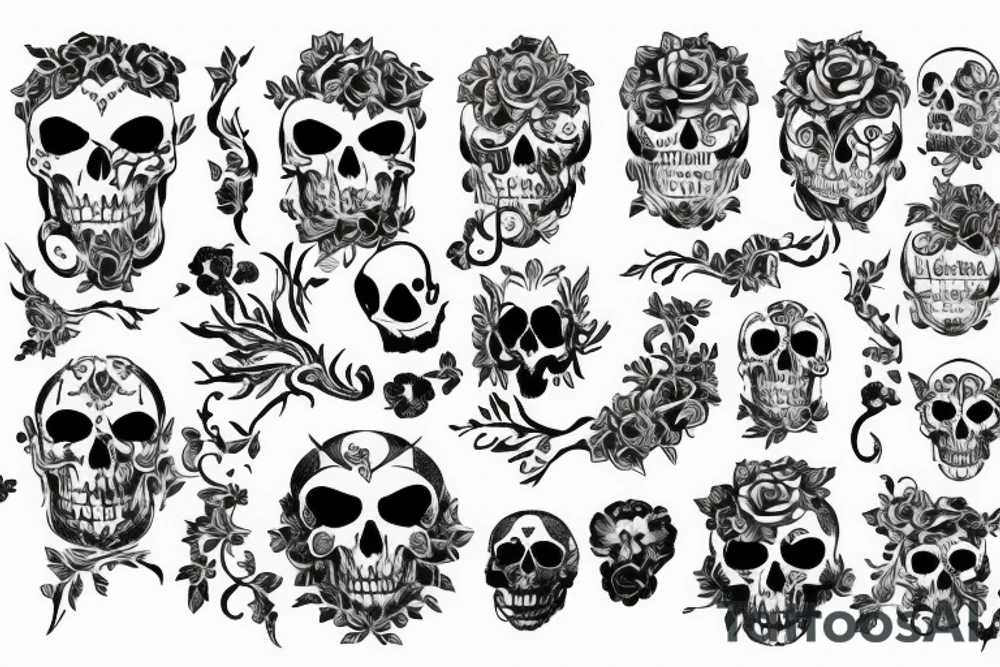 Momento Mori Momento Vivere tattoo idea