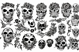 Momento Mori Momento Vivere tattoo idea