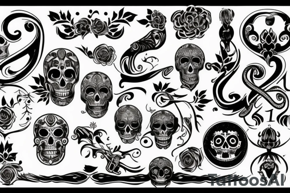 Momento Mori Momento Vivere tattoo idea
