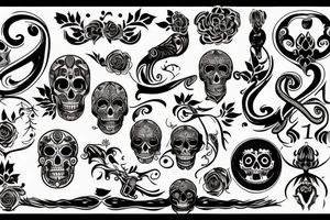 Momento Mori Momento Vivere tattoo idea