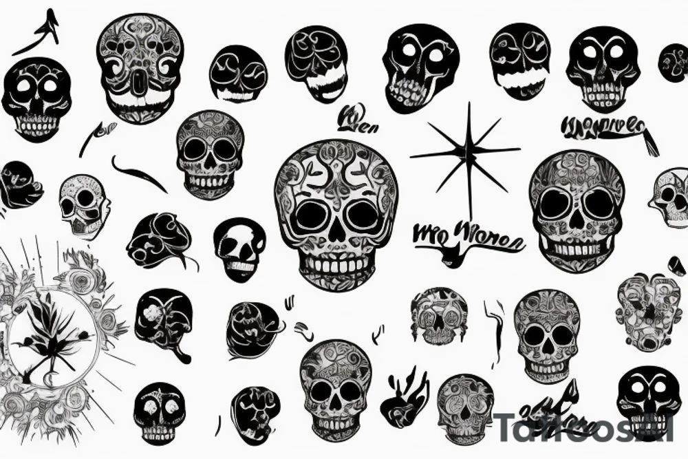 Momento Mori Momento Vivere tattoo idea