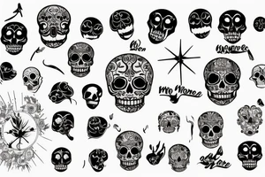 Momento Mori Momento Vivere tattoo idea