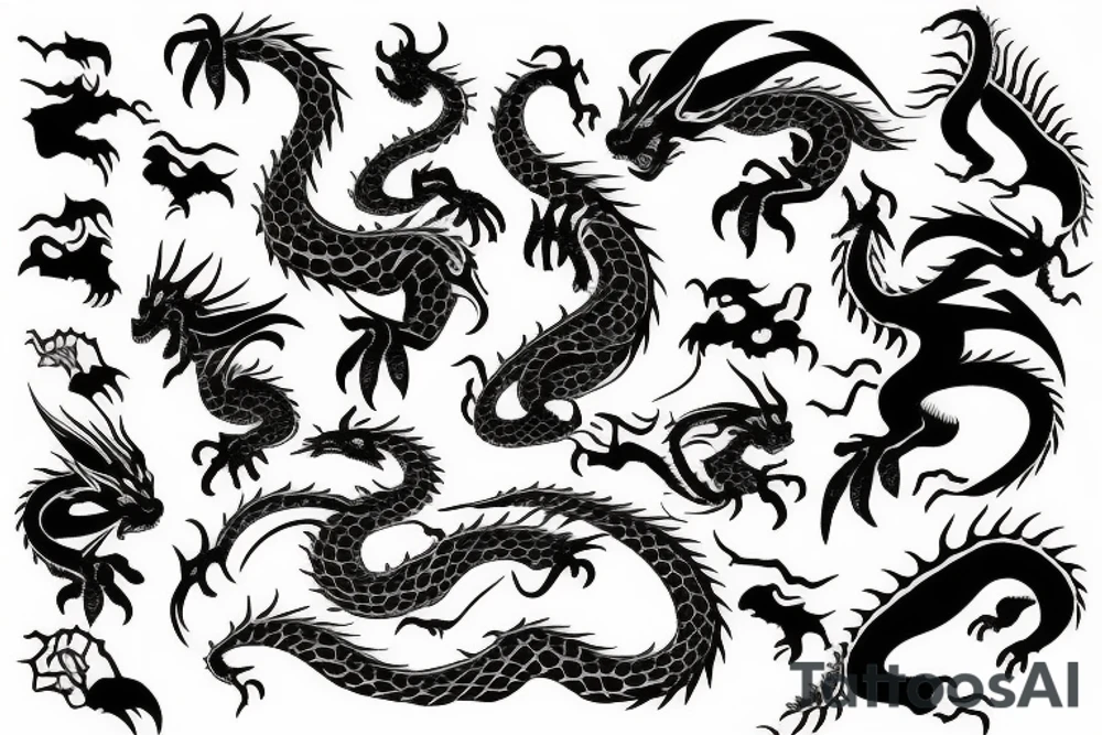 dragon tattoo idea