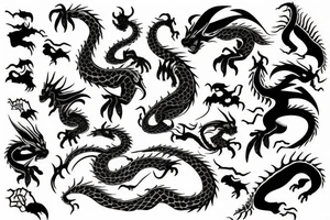 dragon tattoo idea