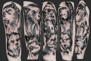 Romulus and remus with the wolf tattoo idea