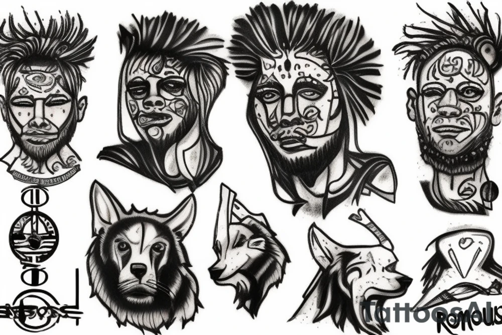 Romulus and remus tattoo idea