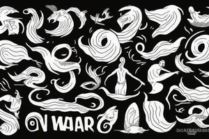 He came dancing across the water tattoo idea