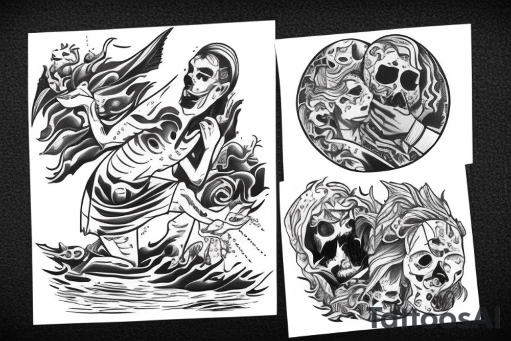 He came dancing across the water. Cortez the Killer tattoo idea